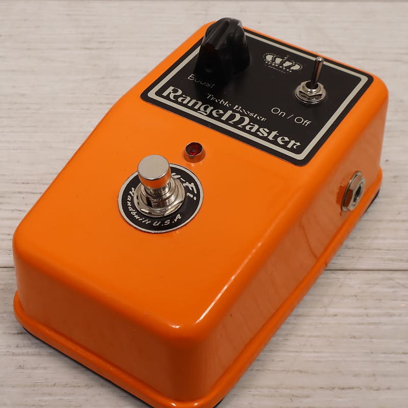 Tru-Fi Rangemaster Treble Booster Orange Nice! | Reverb