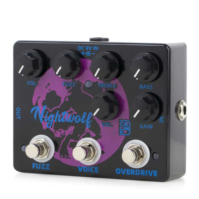 Caline DCP-08 Nightwolf Fuzz & Overdrive Effect Pedal Free Shipment image 2