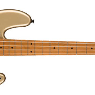 Squier Contemporary Active Jazz Bass HH - Roasted Maple Shoreline Gold image 1
