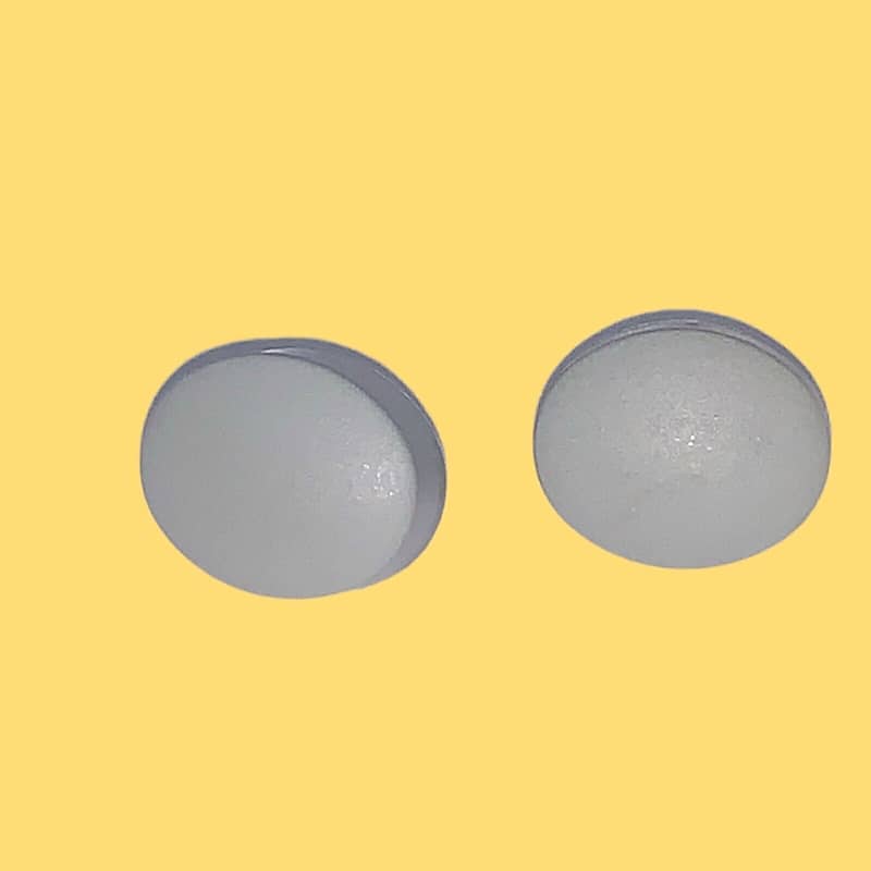 Pkg of 2 Oval Push Button Caps Emu Proteus 1000, 2000 B3 Reverb