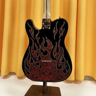 Fender James Burton Artist Series Signature Telecaster Red Paisley Flames image 9