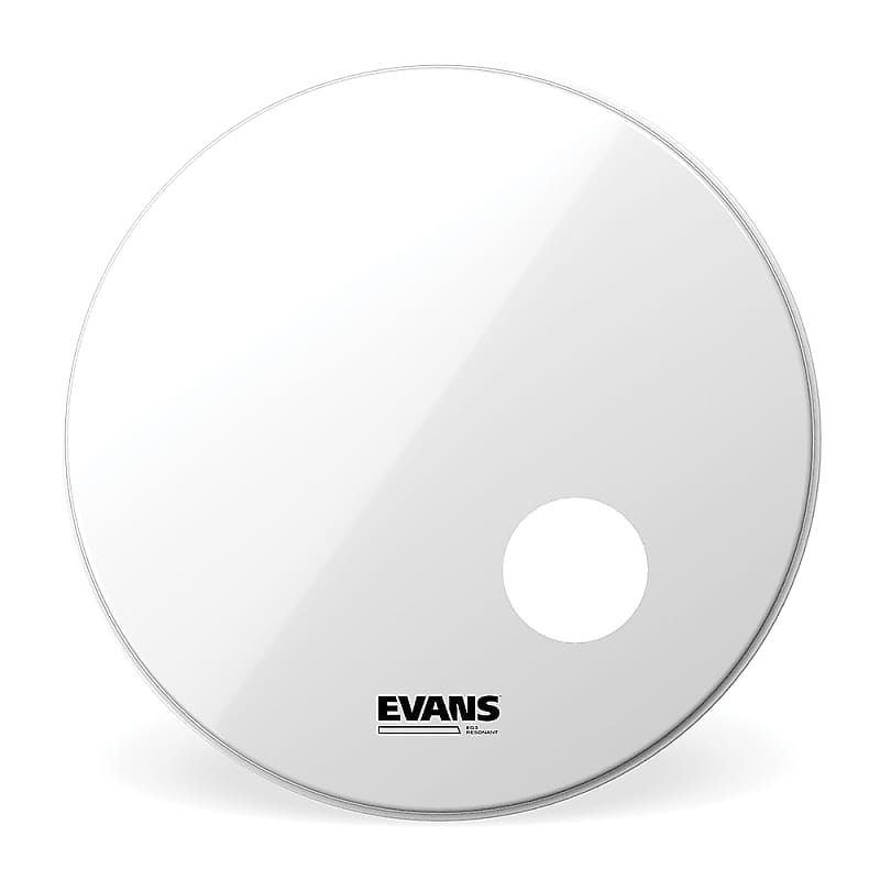 Evans BD18RSW EQ3 Resonant Smooth White Bass Drum Head - 18" image 1