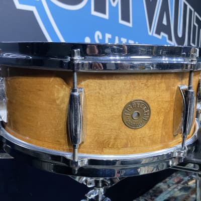 Gretsch - 14x5" Snare Drum 1960's - Natural image 5
