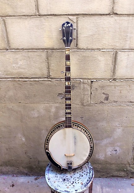 Vintage Kay Banjo 5 String K 1000 5 String Resonator Banjo K1000 1960 s