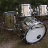 1970's Ludwig Stainless Steel Hollywood Drum Set