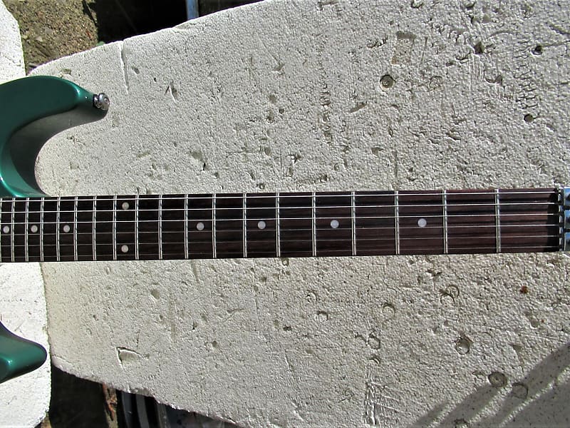 Hamer Slammer Guitar, 1990's, Metallic Green, Fresh Setup