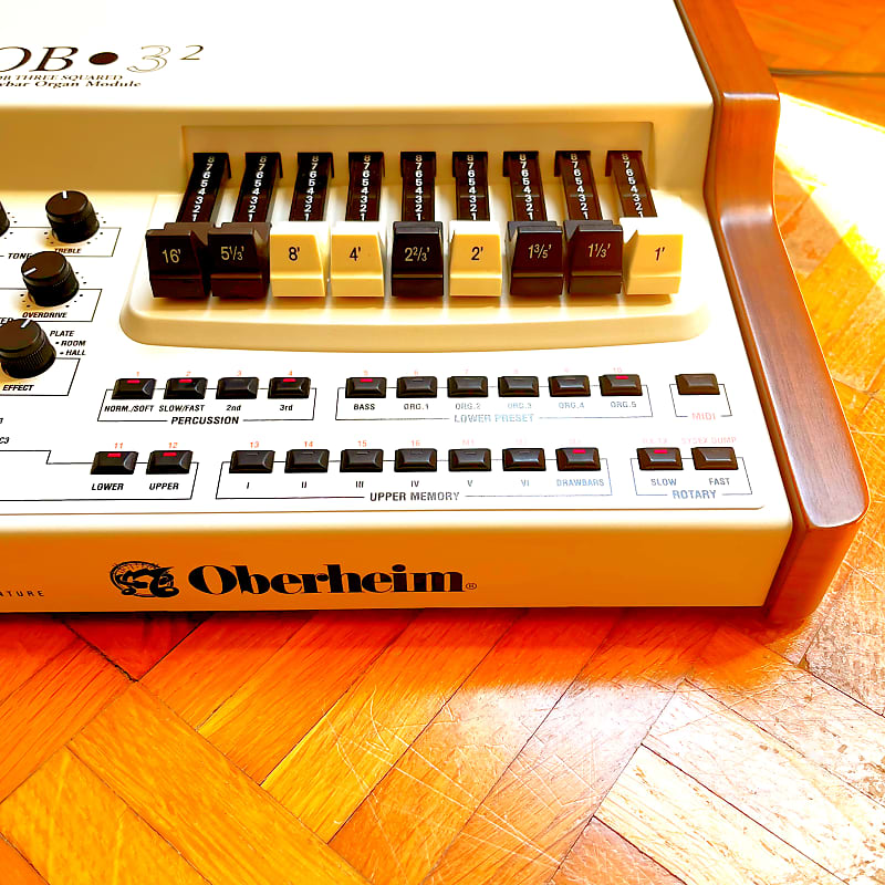 Oberheim OB-3 Squared (Italy, 1995) Hammond B3-style Drawbar