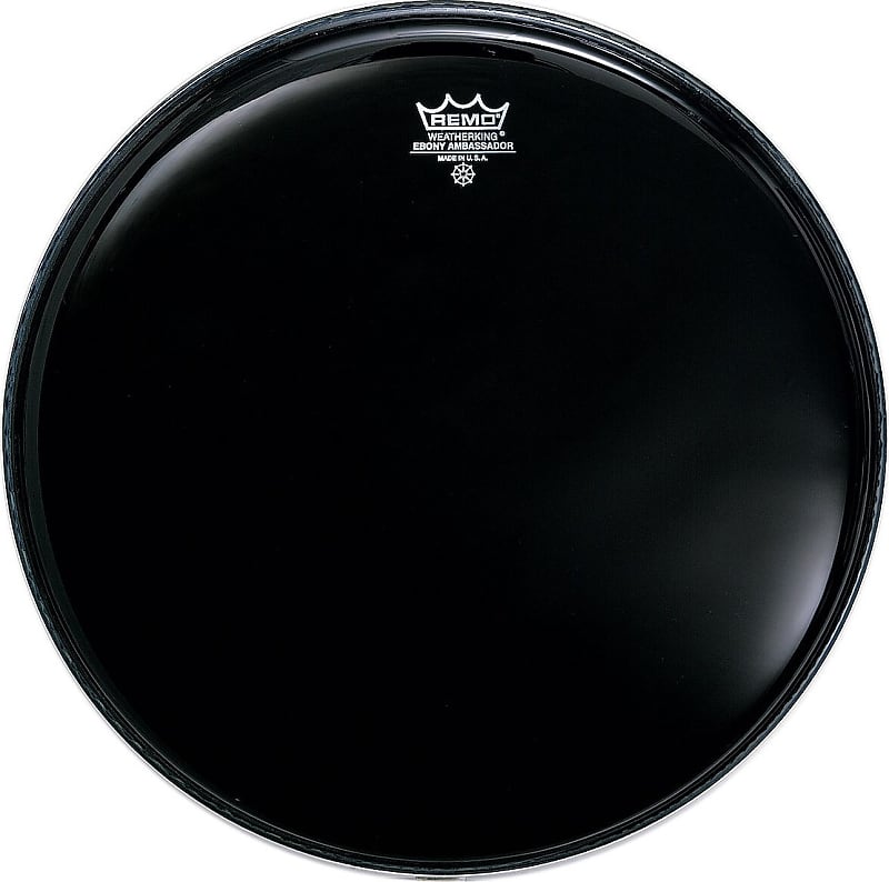 Ambassador Ebony Series Drumhead - for Snare/Tom image 1