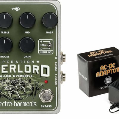 Electro-Harmonix Operation Overlord Overdrive Pedal w/ EHX Power Supply! image 2