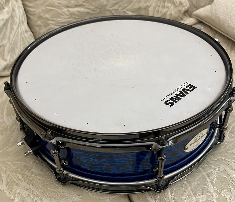 Palmetto 4” x 14” Solid Birch 1-ply Snare 2000s - Blue Agate Pearl