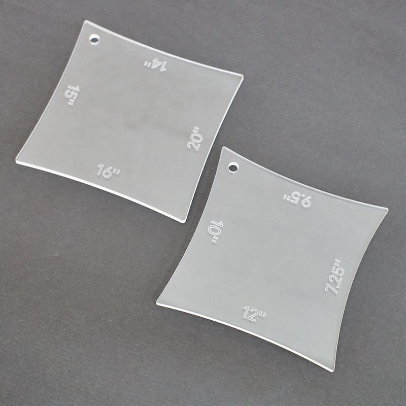 Guitar/Bass Fretboard Radius Gauge Set Reverb