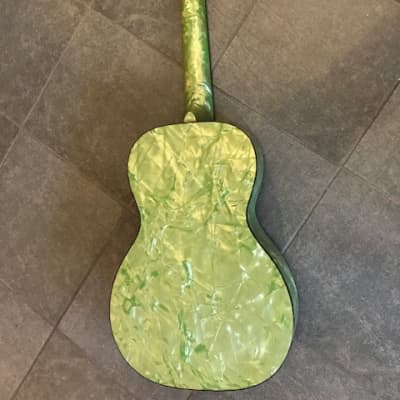 Slingerland Maybell Recording Guitar pre-war pearloid green image 10