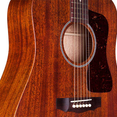Guild D-20 Natural - All Solid Mahogany Dreadnought Acoustic Guitar - Handmade in the USA! image 5