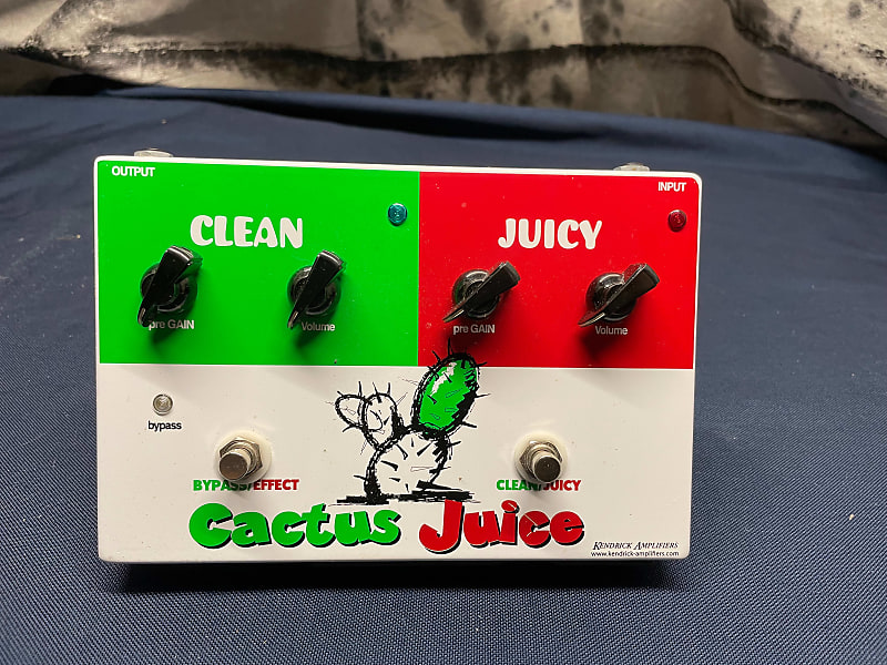 Kendrick Amplifiers Cactus Juice Clean Boost Overdrive Pedal | Reverb