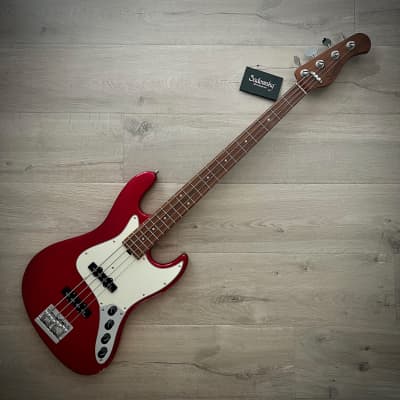Sadowsky MetroExpress 21-Fret Vintage JJ 4-String Bass, Candy Apple Red Metallic High Polish, Morado Fretboard (2023 Updated Model) image 3