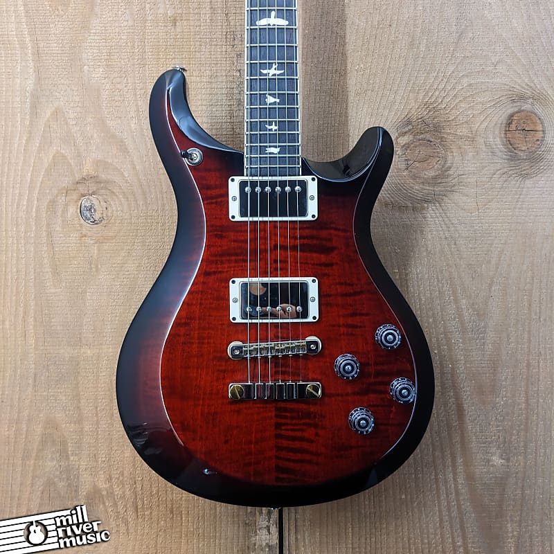 Paul Reed Smith PRS S2 McCarty 594 Electric Guitar Fire Red Black Wrap w/Gigbag image 1