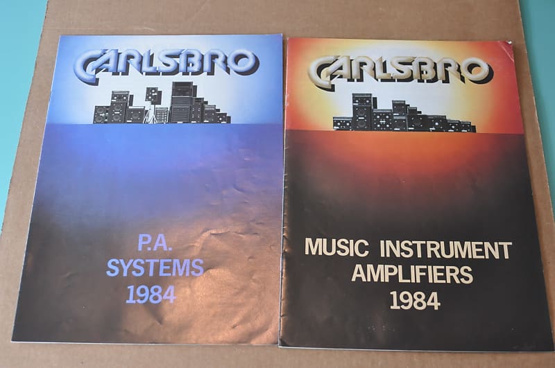 Immagine Carlsbro  vintage catalog booklet brochure. 1984. Very Good. 1984 - 1