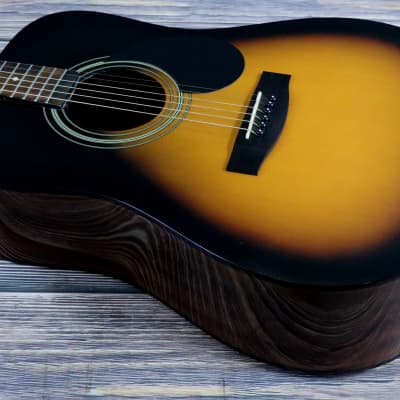 Samick SMS100VS  Arched Back Dreadnought Acoustic Guitar-New Old Stock image 4