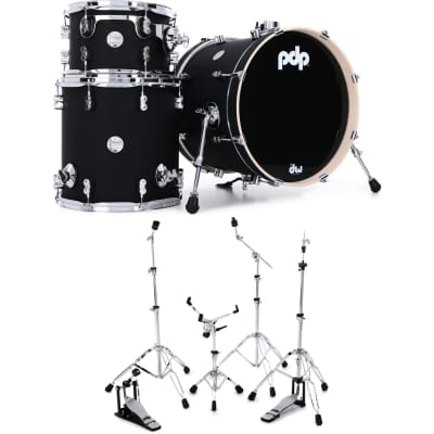 20th Anniversary PDP 4pc Shell Pack || Black Double | Reverb