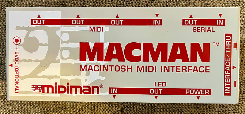 Midiman MACMAN Macintosh Midi Interface 1990s(?)