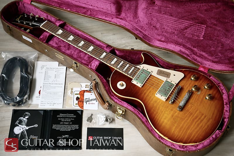 Gibson Custom Shop Joe Perry 1959 Les Paul Signed Aged Faded