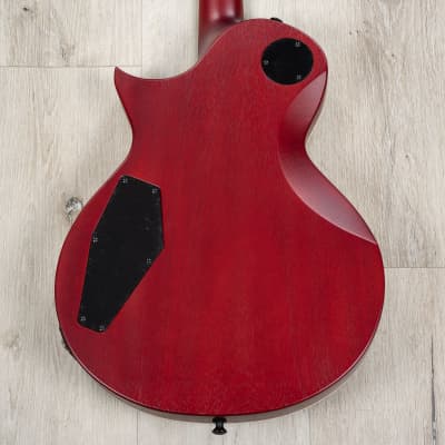 ESP USA Eclipse Semi-Hollow Guitar, Ebony Fretboard, EMG 57 / 66, Black Cherry image 7