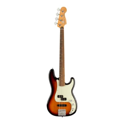 Used Fender Player Plus Precision Bass - 3-Color Sunburst w/ Pau Ferro FB image 2