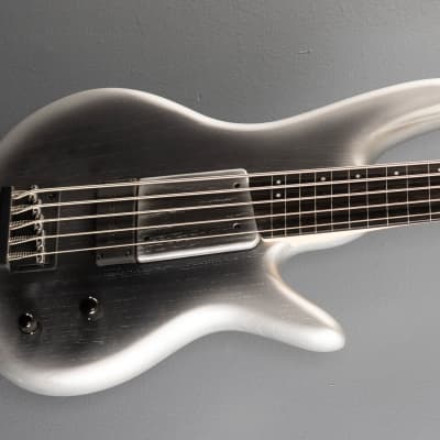 Ibanez Gary Willis Signature GWB25TH 5 String Bass - Silver Wave Burst Flat for sale