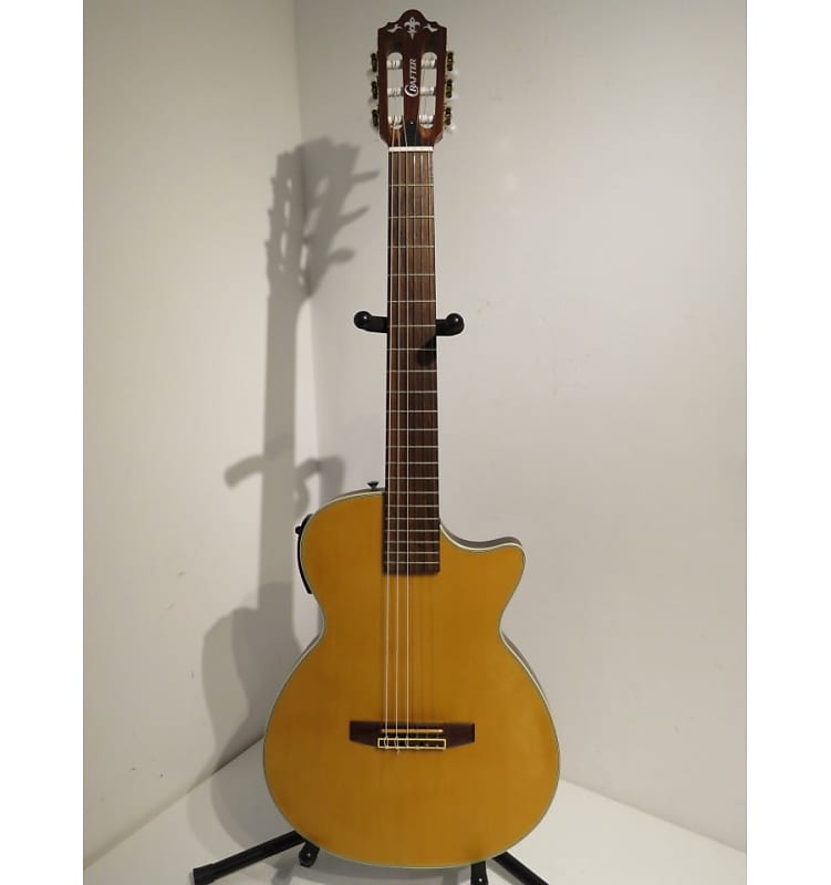 CRAFTER CT-125C/N エレガット(ナイロン弦) CRAFTER CT125C/N EL. KLASIČNA GITARA - LOOP Music Shop - YouTube