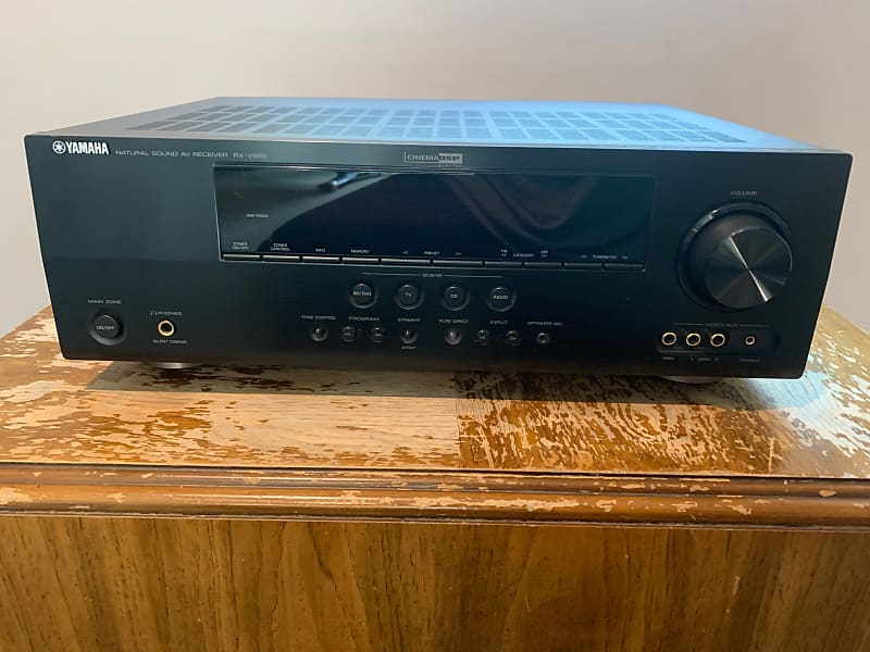 Yamaha RXV665 Natural Sound 7.2 Ch AV HDMI Home Theater Reverb
