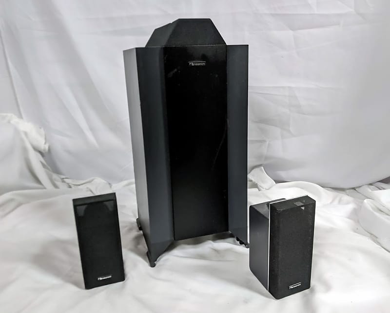 Nakamichi SoundSpace 8 Powered Subwoofer Plus 2 Satellite Speakers - Black  | Reverb Greece