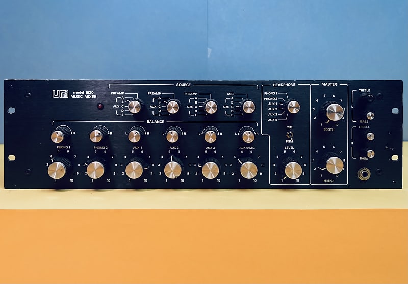 Urei 1620 オリジナル ロータリーミキサー Urei 1620 Rotary DJ Mixer | eBay