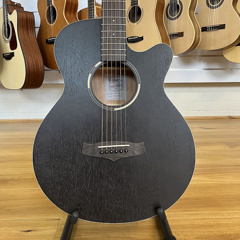 Tanglewood Blackbird Superfolk Acoustic Electric Guitar With | Reverb