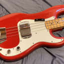 Fender Precision Bass International Colors USA - a rare GOOD ONE! "around" 1980 - Morocco Red