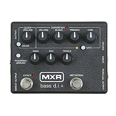 MXR M80 BASS DIRECT BOX WITH DISTORTION DI PEDAL D.I. + plus image 1