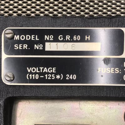 Vintage Solidstate WEM GR60 Guitar amplifier 1965  Watkins starfinder series image 3
