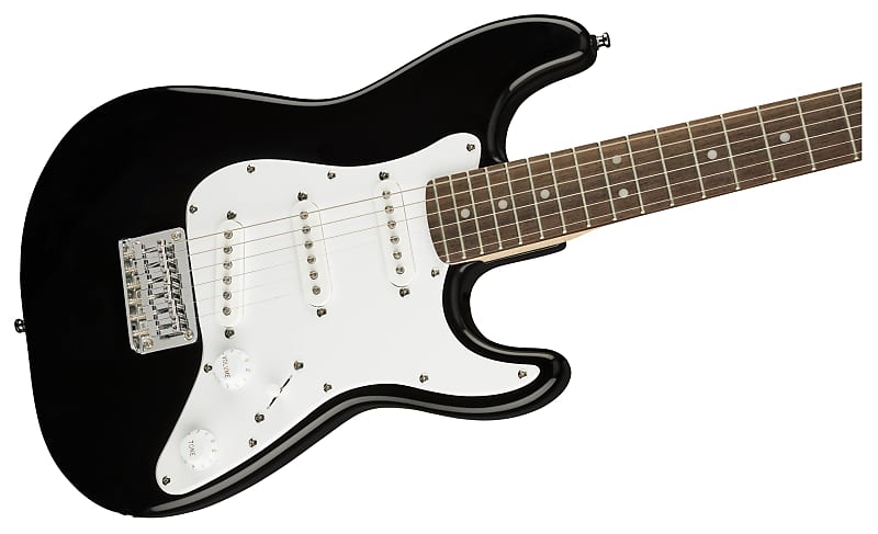 Squier Mini Stratocaster with Laurel Fretboard Black image 1