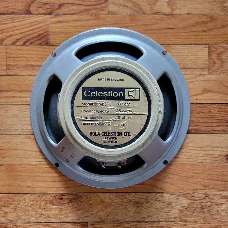 1974 Celestion T1221 Creamback 8 OHM WHF Recone Excellent Condition image 1