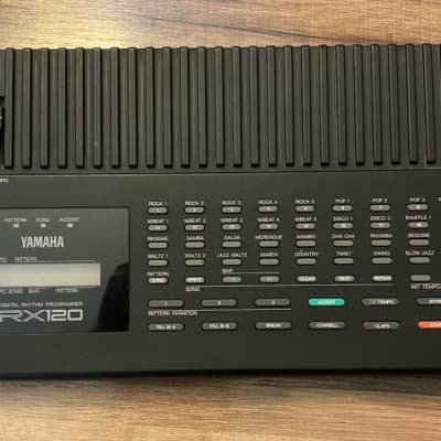 Yamaha RX120 Digital Rhythm Programmer 1987 - Black