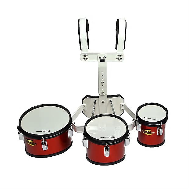 Trixon Junior Marching Toms Set of 3 Red Reverb
