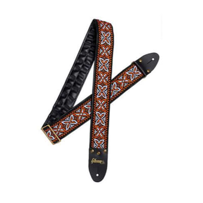 Gibson The Orange Lily Guitar Strap - ASVS-ORL for sale