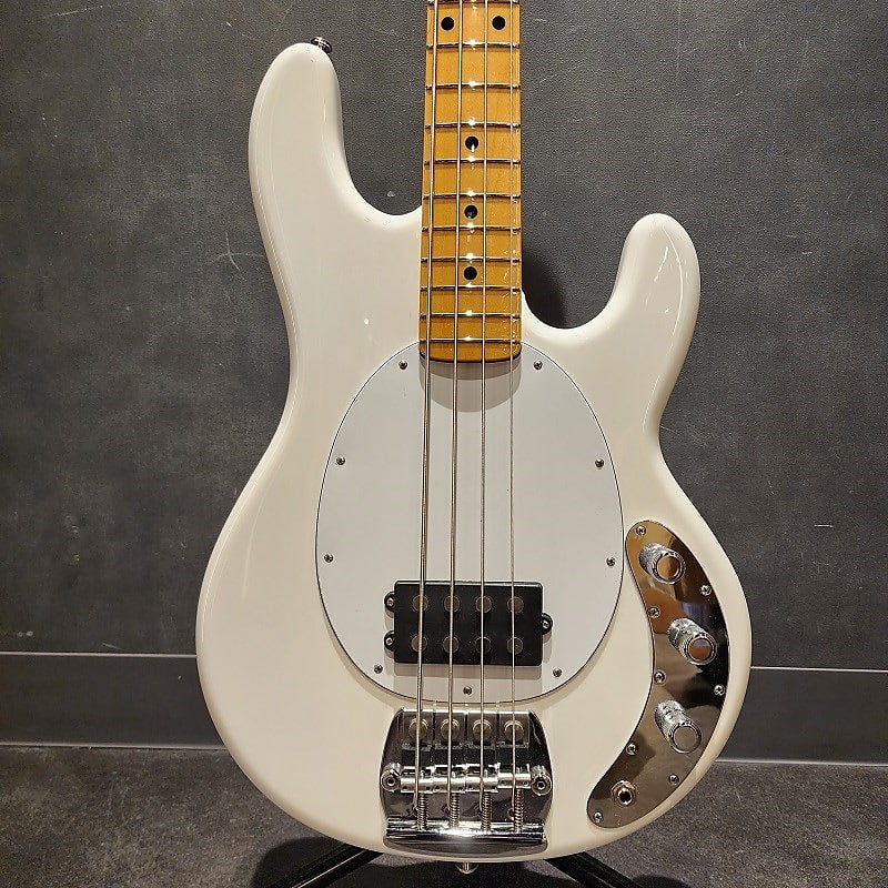 MUSICMAN Retro '70s StingRay Bass (White) | Reverb