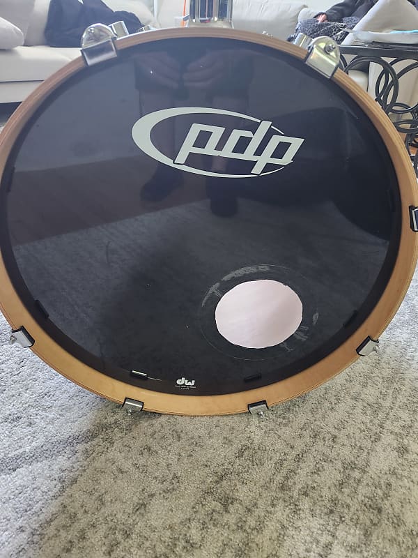 PDP M5 22x18 Bass Drum Cherry to Black Fade PDP M5 Mid 2000's | Reverb