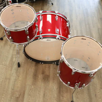 Ludwig Classic Maple Pro Beat 3-Piece Shell Pack 13/16/24 (Red Sparkle) image 7