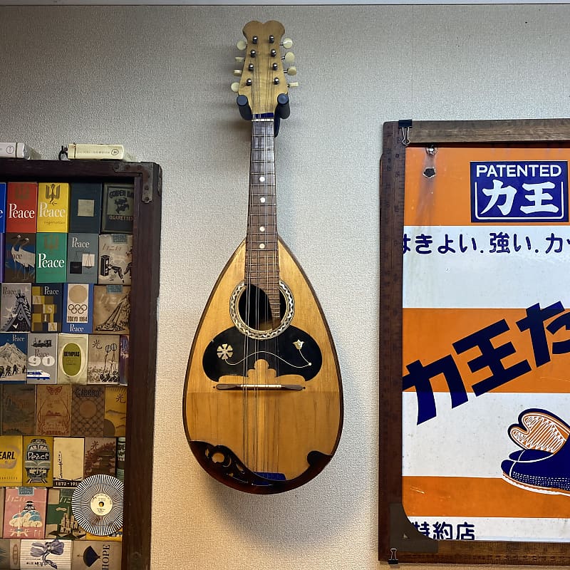 1956 Kunishima Bowl back Mandolin with original case, pick, string (Made in  Nagoya) | Reverb