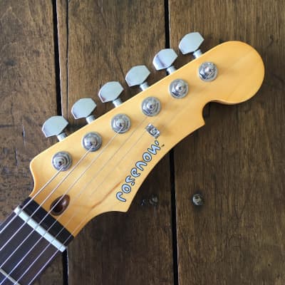 Rosenow Rapid Line 25.5" - Monarch Orange Metallic - Blackwood Tek - Offset Body Electric Guitar image 3
