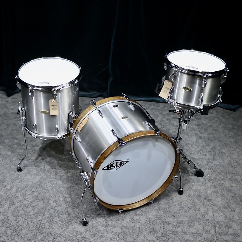 Rubix Drums - ASBA Vintage Stainless Steel Drum Kit 