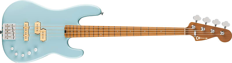 CHARVEL - Pro-Mod San Dimas Bass PJ IV  Caramelized Maple Fingerboard  Sonic Blue - 2963068527 image 1