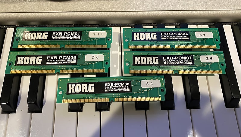 Korg EXB-PCM01 / PCM04 /PCM06 / PCM 07 / PCM08 Expansion Cards