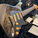 Fender Stratocaster USA Custom Shop Custom Classic in Ebony Transparent Ash Finish w/ OHSC & Docs